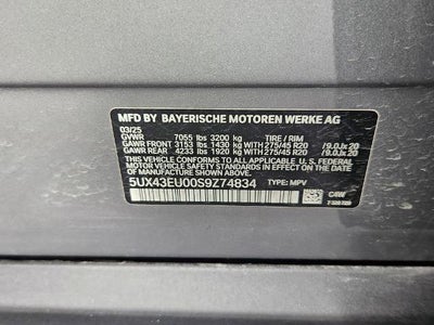 2025 BMW X5 xDrive50e Plug-In Hybrid