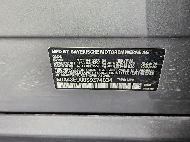 2025 BMW X5 xDrive50e Plug-In Hybrid