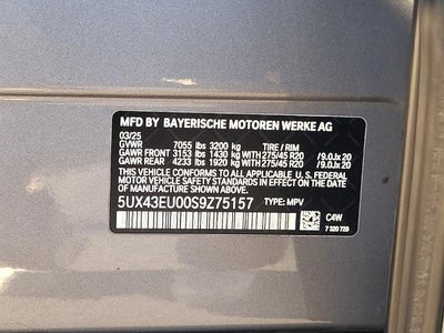 2025 BMW X5 xDrive50e Plug-In Hybrid