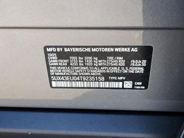 2026 BMW X5 xDrive50e Plug-In Hybrid