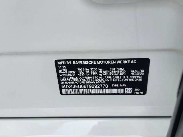 2026 BMW X5 xDrive50e Plug-In Hybrid
