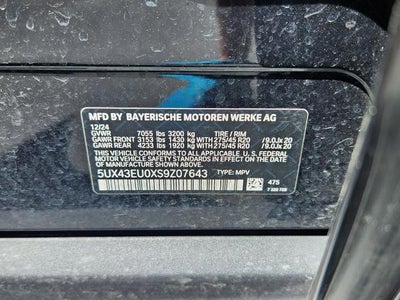 2025 BMW X5 xDrive50e Plug-In Hybrid