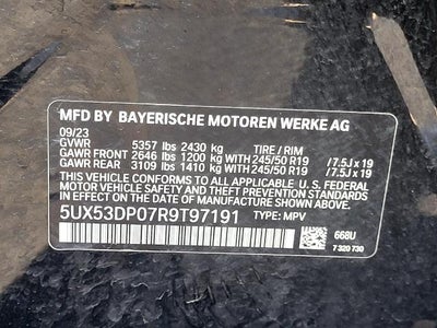2024 BMW X3 xDrive30i Sports Activity Vehicle