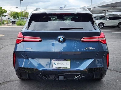 2026 BMW X3 30 xDrive Sports Activity Vehicle