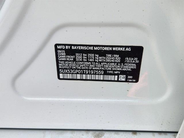 2026 BMW X3 30 xDrive Sports Activity Vehicle