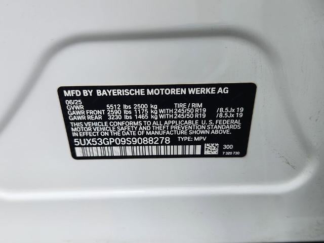 2025 BMW X3 30 xDrive Sports Activity Vehicle