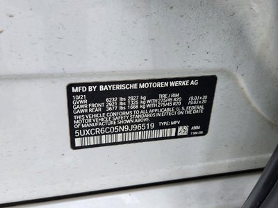 2022 BMW X5 xDrive40i Sports Activity Vehicle