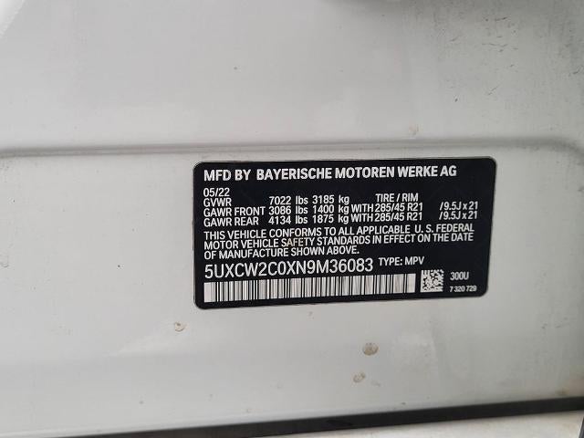 2022 BMW X7 xDrive40i Sports Activity Vehicle
