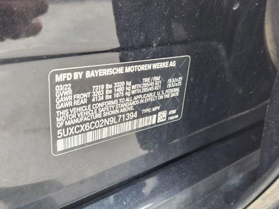 2022 BMW X7 M50i Sports Activity Vehicle