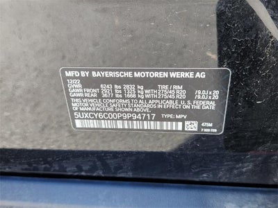 2023 BMW X6 xDrive40i Sports Activity Coupe