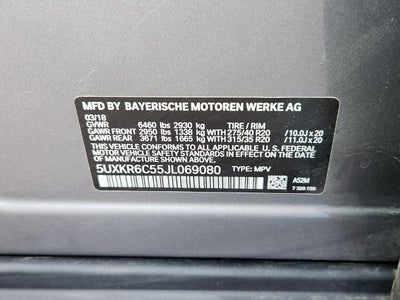 2018 BMW X5 xDrive50i Sports Activity Vehicle