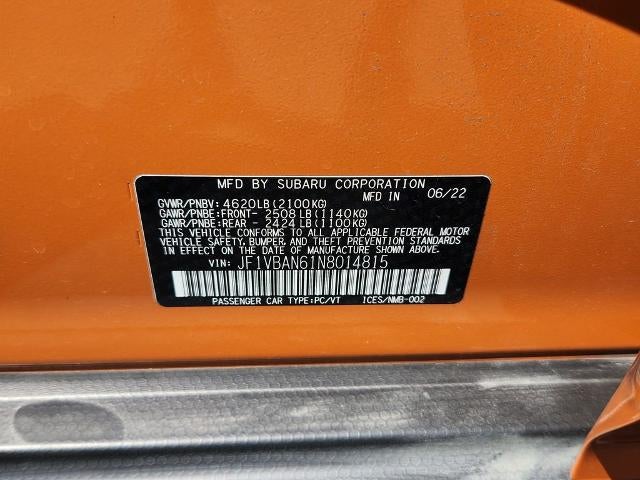 2022 Subaru WRX Limited