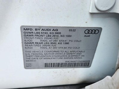 2022 Audi SQ5 Premium