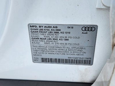 2018 Audi SQ5 Prestige