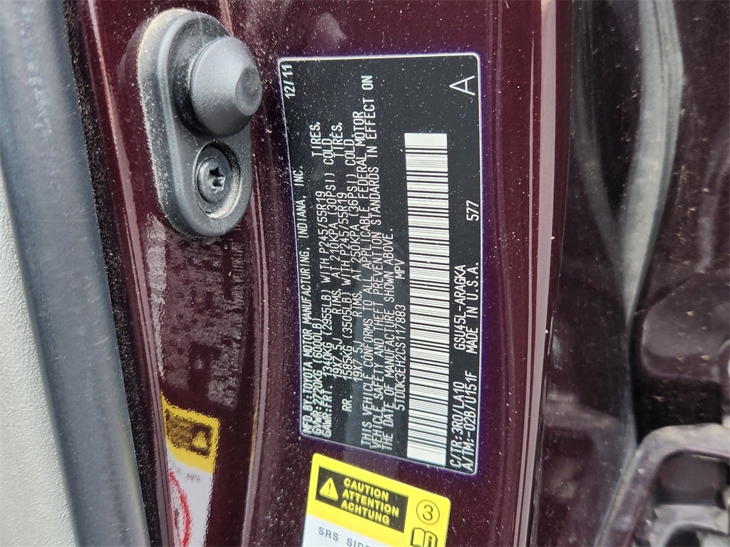 2012 Toyota Highlander Limited