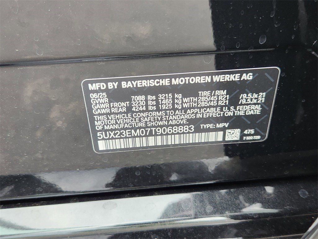 2026 BMW X7 xDrive40i Courtesy Vehicle