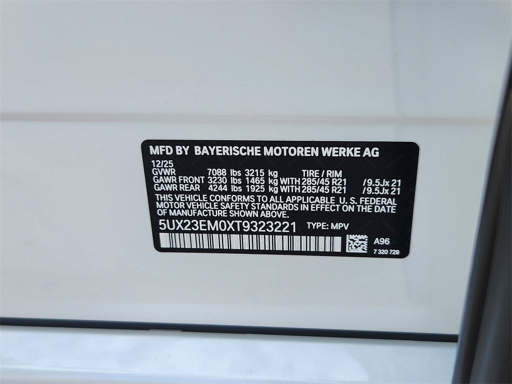 2026 BMW X7 xDrive40i