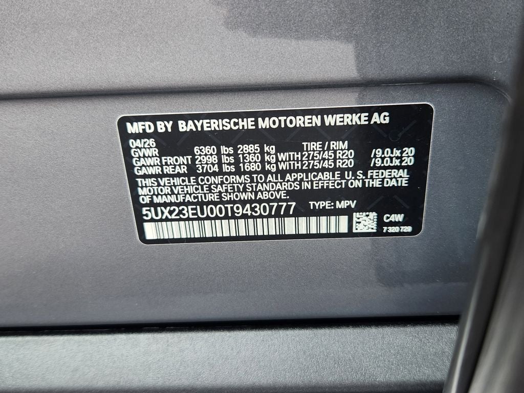 2026 BMW X5 xDrive40i