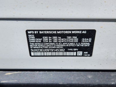 2026 BMW X5 xDrive40i Courtesy Vehicle