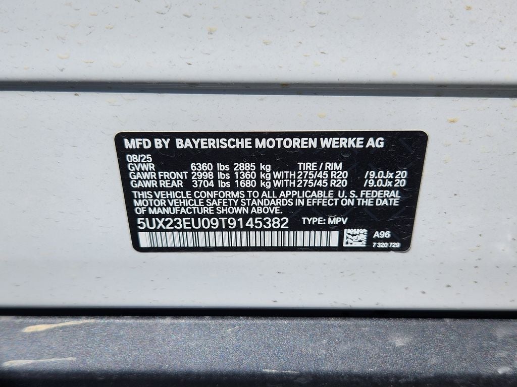 2026 BMW X5 xDrive40i Courtesy Vehicle