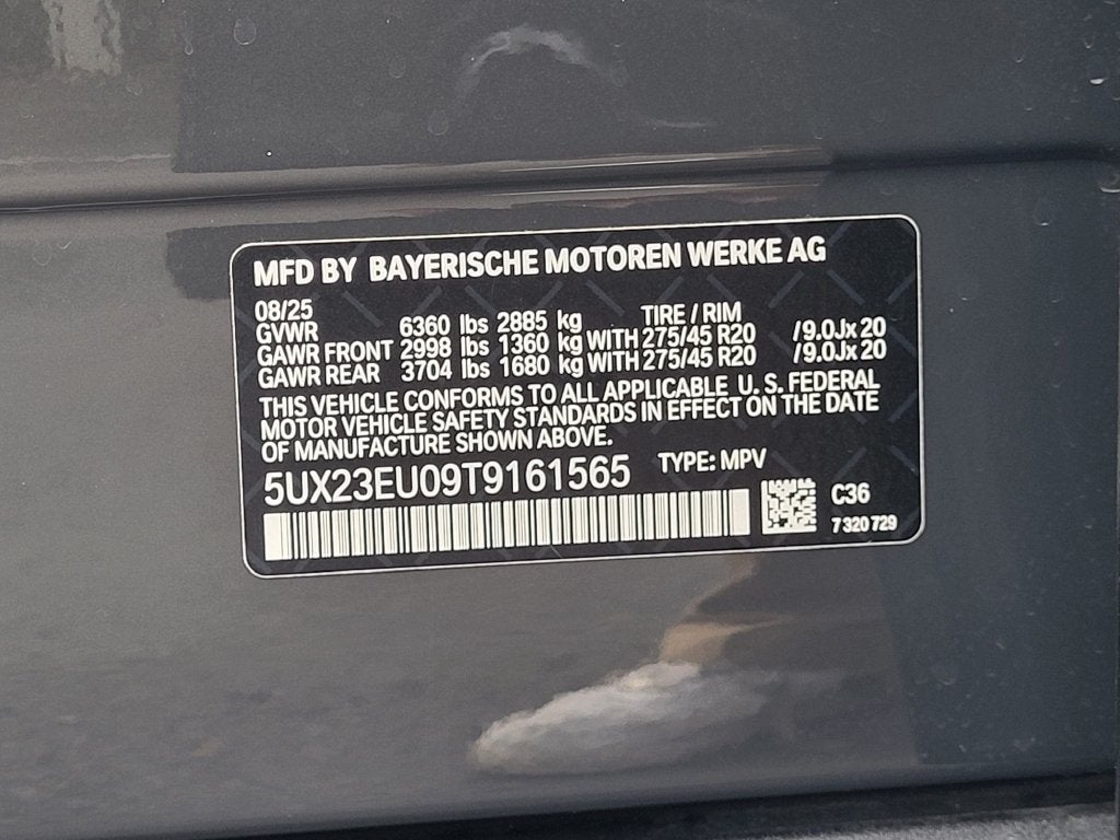 2026 BMW X5 xDrive40i Courtesy Vehicle