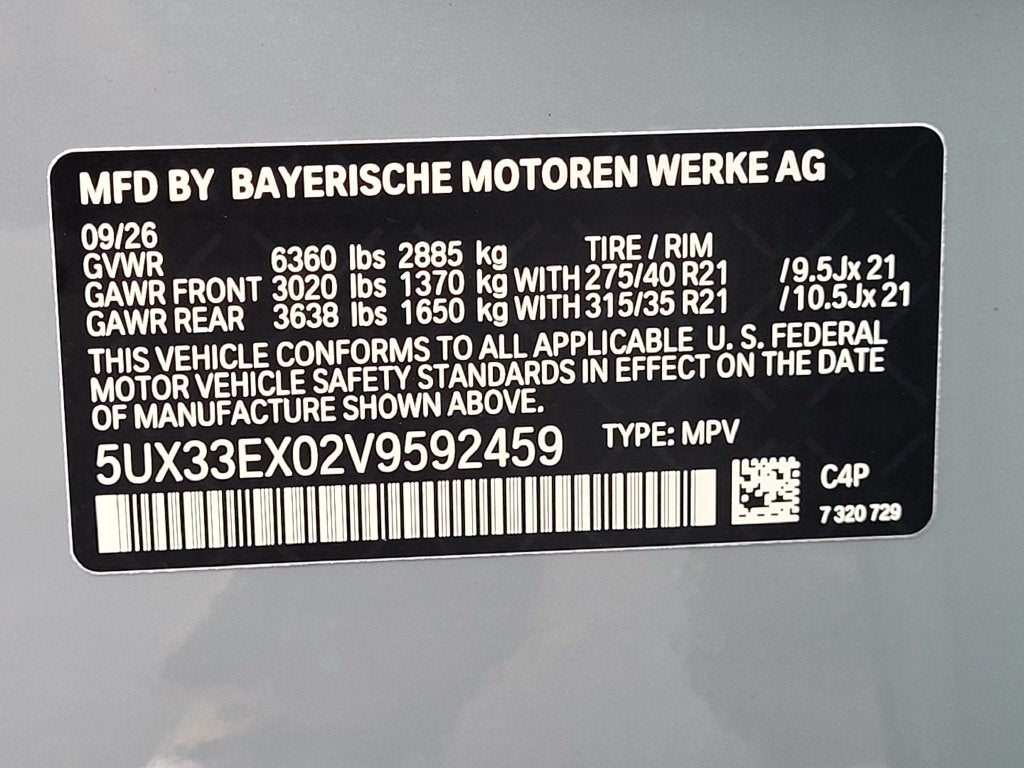 2027 BMW X6 xDrive40i