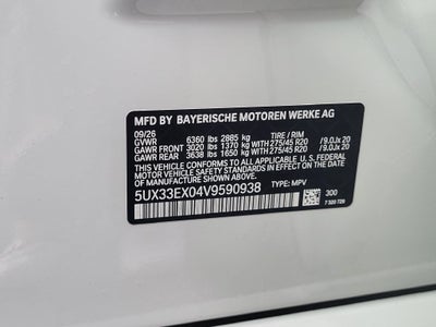 2027 BMW X6 xDrive40i
