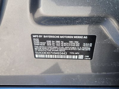 2027 BMW X6 xDrive40i