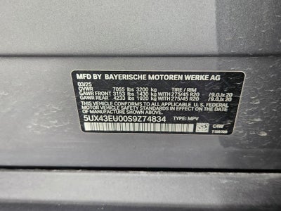 2025 BMW X5 xDrive50e