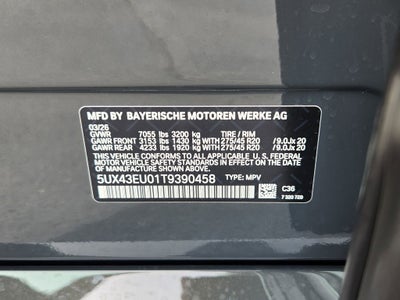 2026 BMW X5 xDrive50e