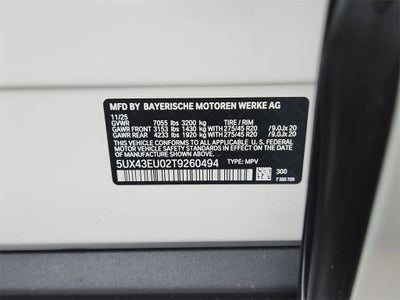 2026 BMW X5 xDrive50e