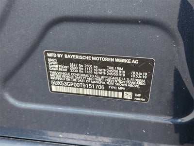 2026 BMW X3 30 xDrive Courtesy Vehicle