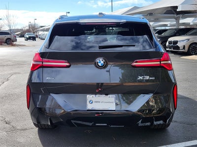 2026 BMW X3 30 xDrive