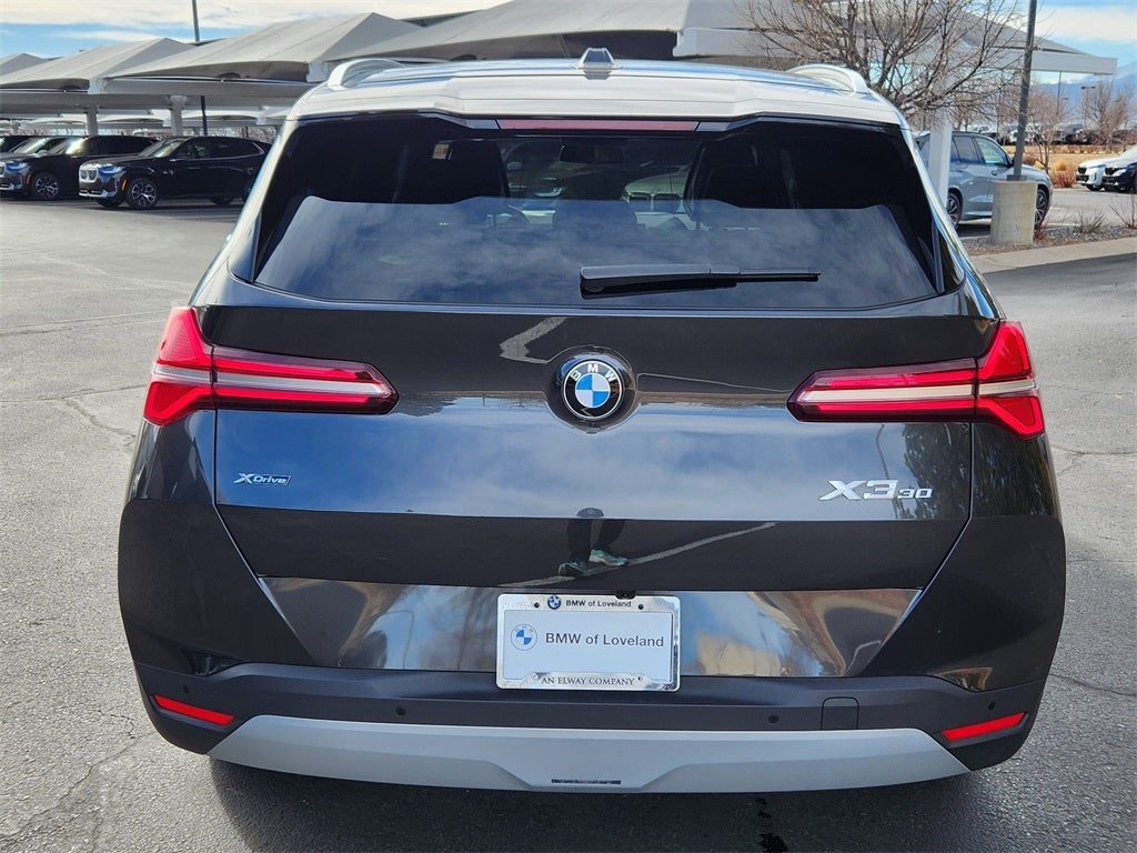 2025 BMW X3 30 xDrive Courtesy Vehicle