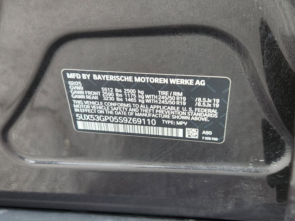 2025 BMW X3 30 xDrive Courtesy Vehicle