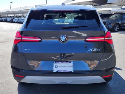2025 BMW X3 30 xDrive Courtesy Vehicle