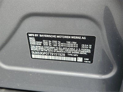 2026 BMW X3 30 xDrive Courtesy Vehicle