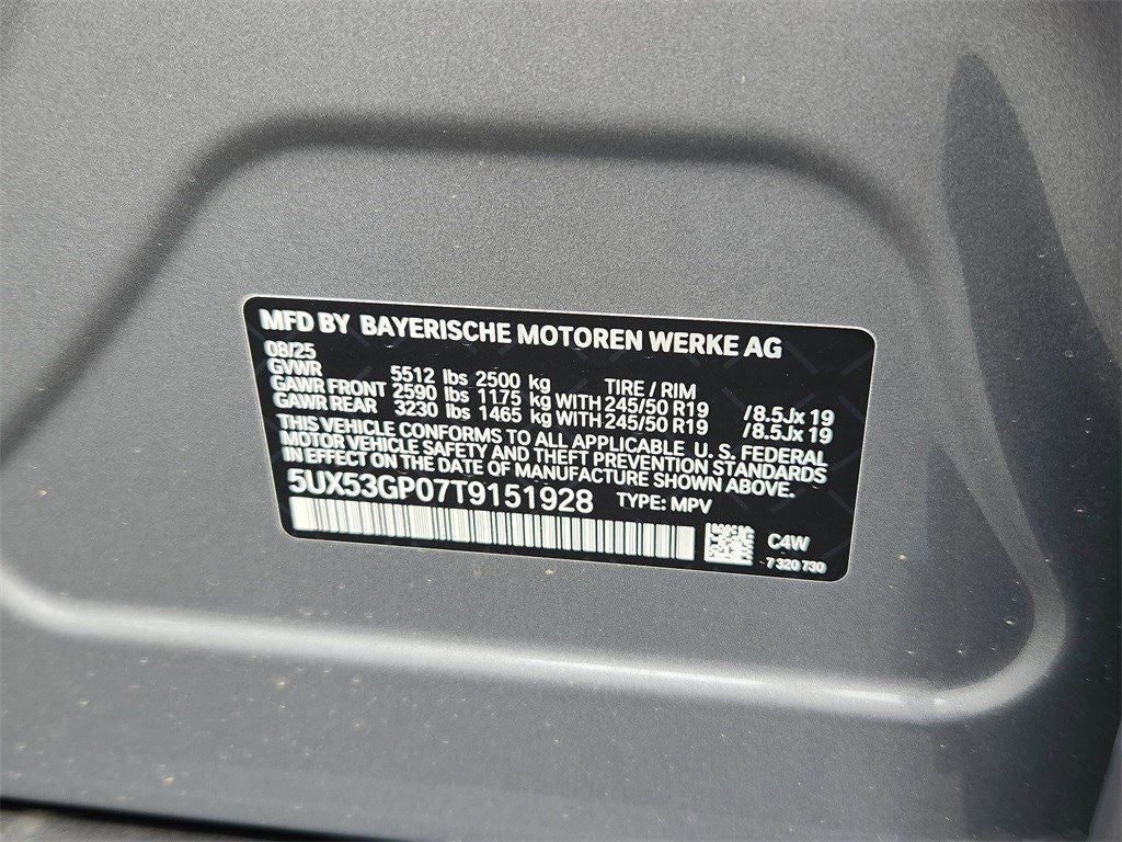 2026 BMW X3 30 xDrive Courtesy Vehicle