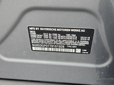2026 BMW X3 30 xDrive Courtesy Vehicle