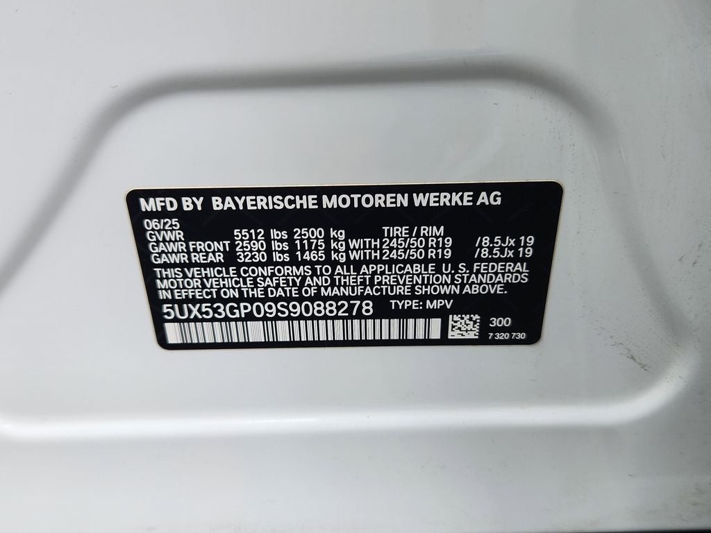 2025 BMW X3 30 xDrive