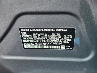 2026 BMW X3 30 xDrive