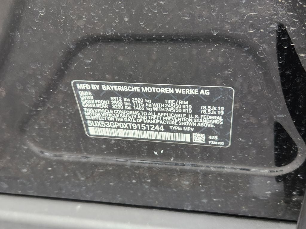 2026 BMW X3 30 xDrive Courtesy Vehicle