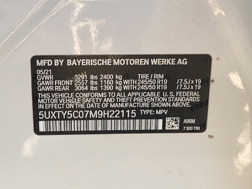 2021 BMW X3 xDrive30i