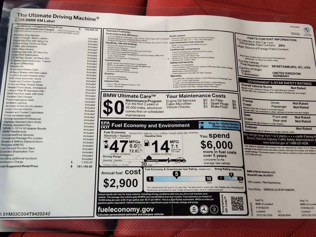 2026 BMW XM Label