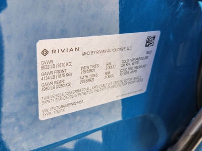 2023 Rivian R1T Adventure