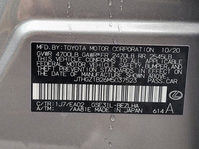 2021 Lexus IS 350 F SPORT