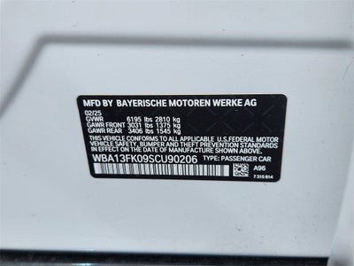 2025 BMW 5 Series 550ex Courtesy Vehicle