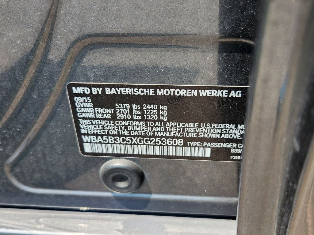 2016 BMW 5 Series 535i xDrive