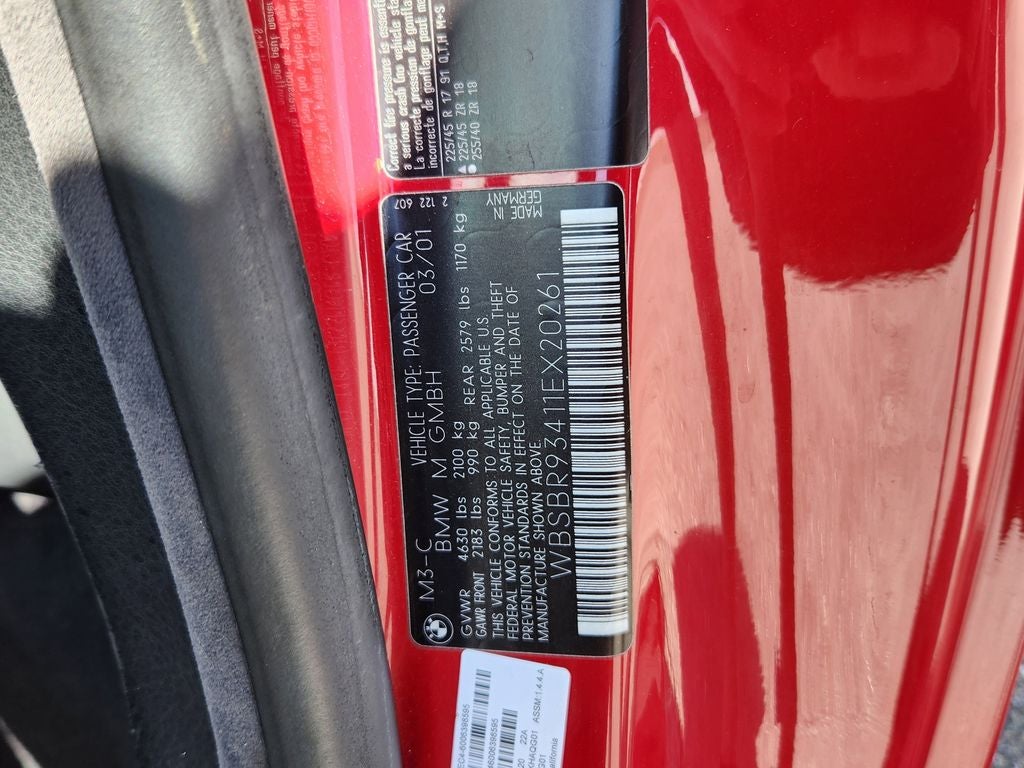 2001 BMW M3 Base