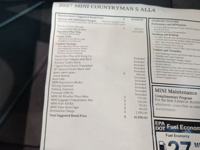 2027 MINI Countryman S